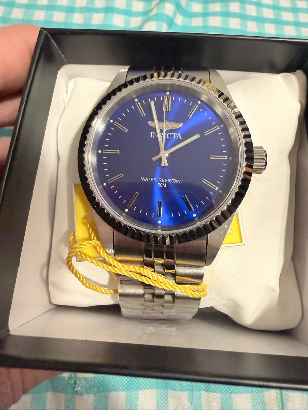 Invicta Specialty Men's Watch - 43mm, Steel, Beautiful Deep Blue Dial (29375)